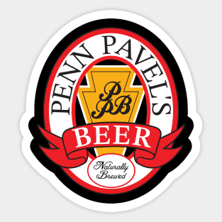 Penn Pavel's Beer Sticker